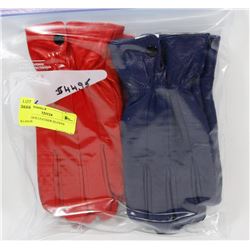 2PK LADIES LEATHER GLOVES X-LARGE.