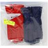 Image 1 : 2PK LADIES LEATHER GLOVES X-LARGE.