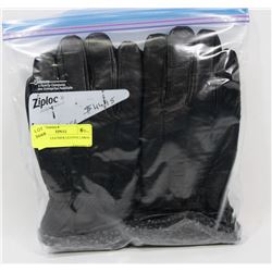2PK MENS LEATHER GLOVES LARGE.