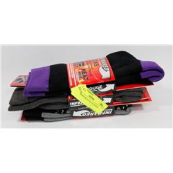 3PK LADIES HEAT WAVE SOCKS.