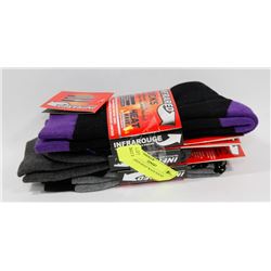 3PK LADIES HEAT WAVE SOCKS.