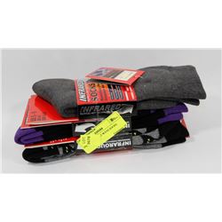 3PK LADIES HEAT WAVE SOCKS.