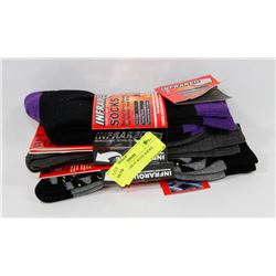 3PK LADIES HEAT WAVE SOCKS.
