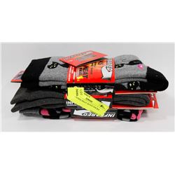 3PK LADIES HEAT WAVE SOCKS.