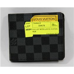 MENS WALLET WITH LOUIS VUITON MARKINGS