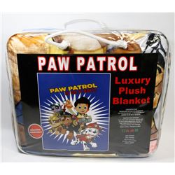 NEW! "PAW PATROL" LUXURY PLUSH BLANKET (TWIN)