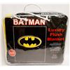 Image 1 : NEW! "BATMAN" LUXURY PLUSH BLANKET (QUEEN)