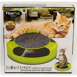 NEW FELINE FRENZY CAT TOY WITH BUILT IN SCRATCH