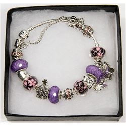 NEW! PANDORA STYLE CHARM BRACELET