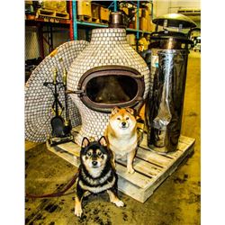 WARNOCK HERSEY CERAMIC FIREPLACE MS 1-83, INCLUDES