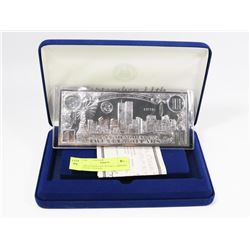 .999 SILVER FOIL $20 BILL, LIBERIA LEGAL TENDER,