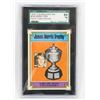 Image 1 : BOBBY ORR JAMES NORRIS TROPHY CARD, GRADED 7