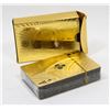 Image 1 : PACK OF GOLD FOIL PLAYING CARDS