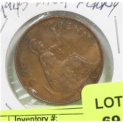 1945 BRITISH LARGE PENNY.