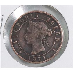 PRINCE EDWARD ISLAND 1871  ONE CENT COIN