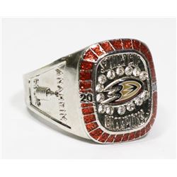 REPLICA 2007 ANAHEIM DUCKS STANLEY CUP RING.