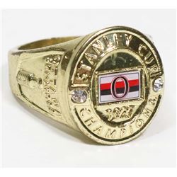 REPLICA 1927 OTTAWA SENATORS STANLEY CUP RING.