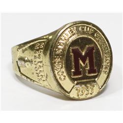 REPLICA 1935 MONTREAL MAROONS STANLEY CUP RING.