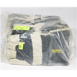 12 PAIRS OF WINTER WORK GLOVES.