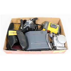 FLAT OF VINTAGE & NEW CAMERS INC UNDERWATER