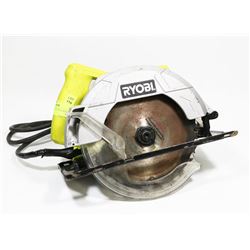 RYOBI CSB 7.25" 120 VOLT ELECTRIC HAND SAW.