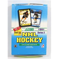 1991 SCORE HOCKEY BOX SERIES 2