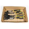 Image 1 : BOX W/SET OF 4 DEWALT CHISELS - TOOLS