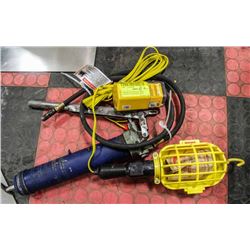 GREASE GUN WITH 2FT HOSE, DEWALT 1/4 CONCRETE BITS