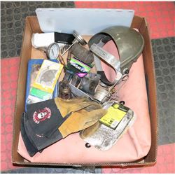 LARGE BOX FULL OF WELDING TOOLS,