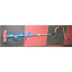 FOLDING ADJUSTABLE ICE AUGER