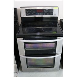 LG DOUBLE DOOR STOVE (NO SELF CLEAN) 30"X25"X36".