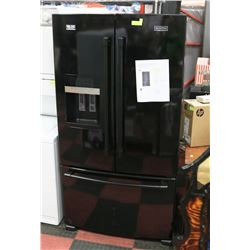 MAYTAG BLACK 25 CUFT FRENCH DOOR FRIDGE WITH