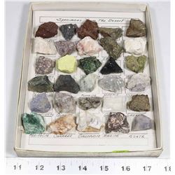 MINERAL ROCK SPECIMEN SET IN BOX