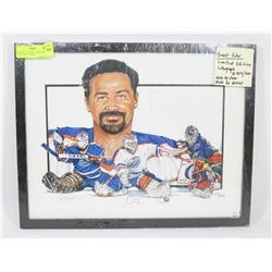 PICTURE OF GRANT FUHR COMES WITH COA STICKER