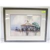 Image 1 : SEASIDE CAROUSEL BY PAUL LANDRY FRAMED NUMBERED