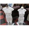 Image 1 : PAIR OF MANNEQUINS WITH STAND.