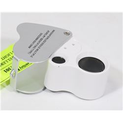 DOUBLE JEWELLERS MAGNIFIER WITH LED LIGHT