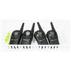 SET OF 4 MIDLAND WALKIE TALKIES 22 KM RANGE