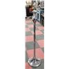 METAL FLOOR LAMP. 58" TALL.