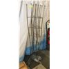 Image 1 : 3 METAL CD RACKS 46" TALL.