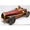 Image 1 : 30" WOOD/METAL SCALE OF VINATGE RACE CAR