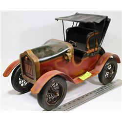22" WOOD/METAL SCALE VINATGE 1920'S CAR