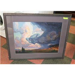 DANCE OF THE WIND AND STORM BY T BLACKSHEAR FRAMED
