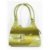 GREEN SNAKE SKIN STYLE LADIES PURSE.