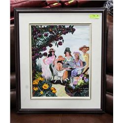 ACRYLIC PAINTING BY GORDON MCLELLAN 2002, 25"X29".