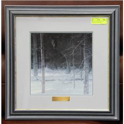 MIDNIGHT - BLACKWOLF BY ROBERT BATEMAN PRINT