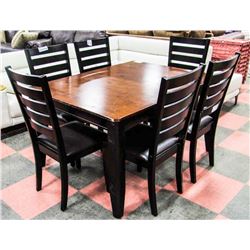 KITCHEN TABLE WITH 6 SIDE CHAIRS