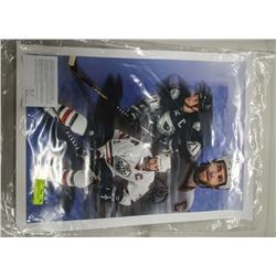 OILER'S JASON SMITH PRINT W/SIGNED