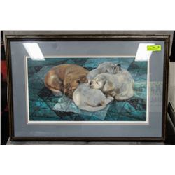 TREASURES BY A HALVORSON FRAMED NUMBERED AND