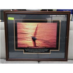 ESSENCE OF INITIATIVE FRAMED PRINT WITH COA